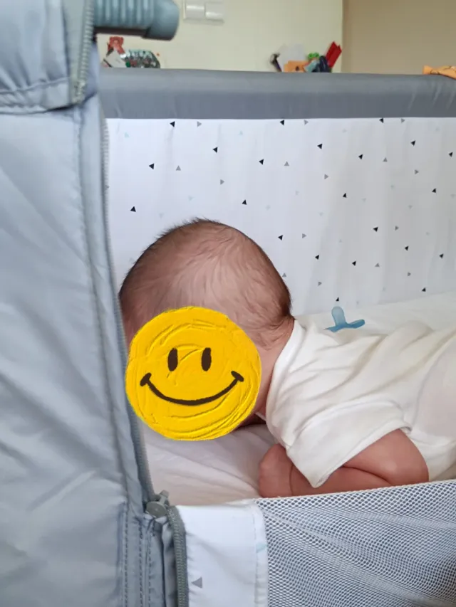 Minicuna colecho Kinderkraft Neste Grey