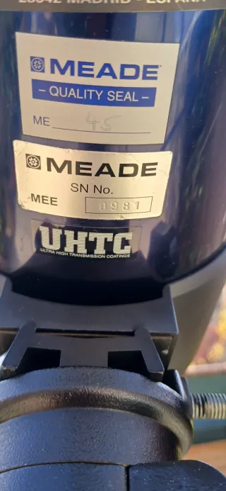 Telescopio Meade UHTC SN 0981