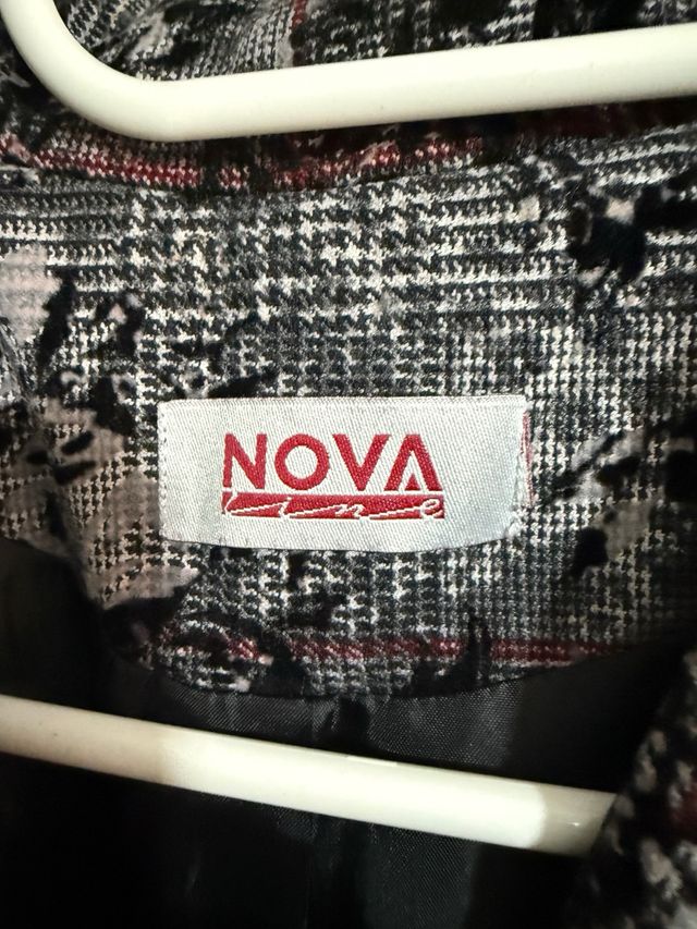 Blazer NOVA gris y rosa vintage retro