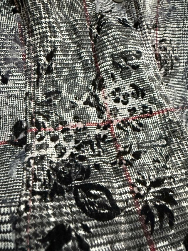 Blazer NOVA gris y rosa vintage retro