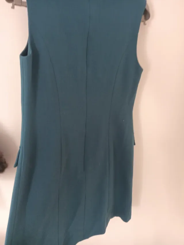 Vestido pichi verde azul talla M