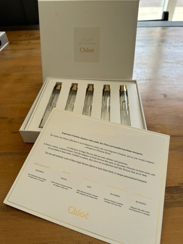 Caixa de Perfume Chloé Atelier des Fleurs - Conjunto 5