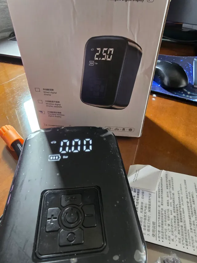 Inflador Digital Coche/Moto a bateria