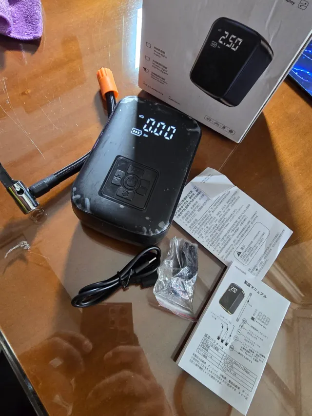 Inflador Digital Coche/Moto a bateria