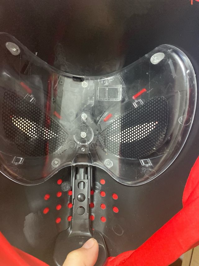 Máscara Spiderman Ojos Movibles