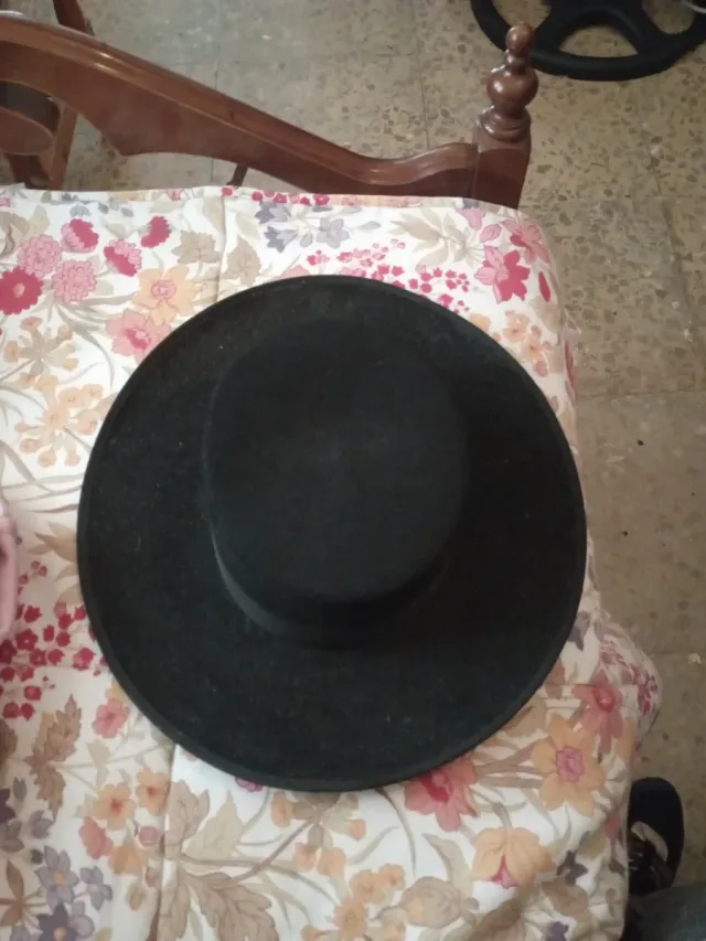 Sombrero Rociero Negro Hombre