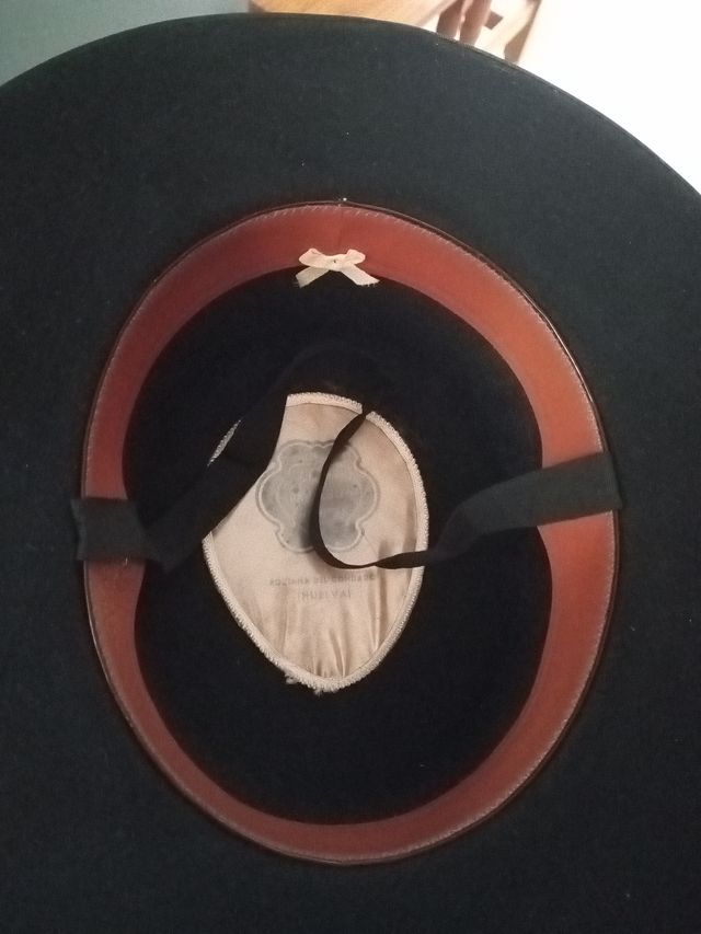 Sombrero Rociero Negro Hombre