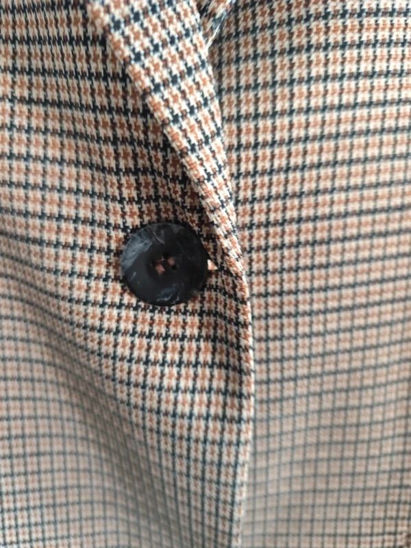 Blazer, Americana cuadros marrón