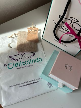 Conjunto Cielitolindo: Collar Estrella y Cruz Plat