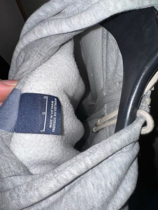 Felpa Nike con zip grigia