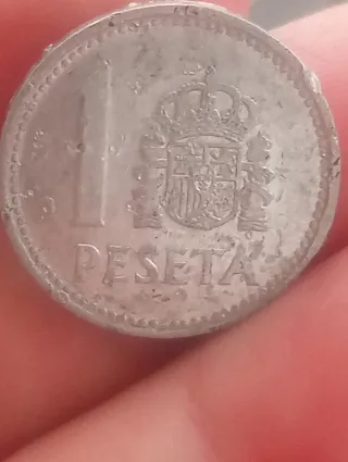 Moneda 1 Peseta Rey Juan Carlos 1987