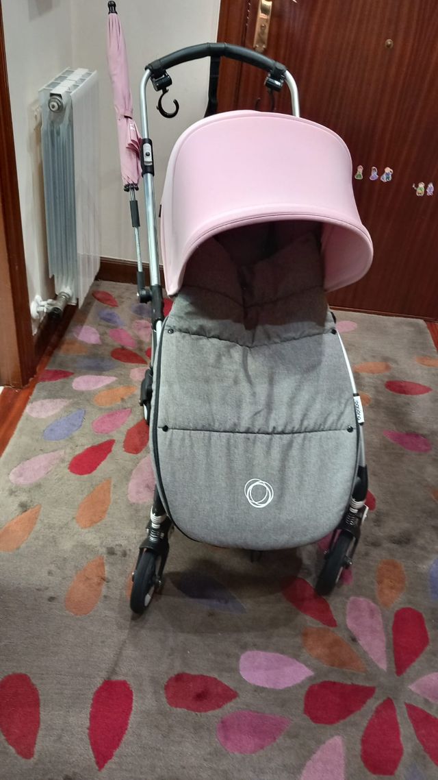Bugaboo Bee 5 Rosa y Gris