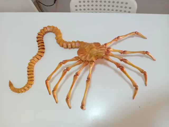 Figura 3D Alien Facehugger