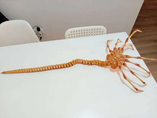 Figura 3D Alien Facehugger