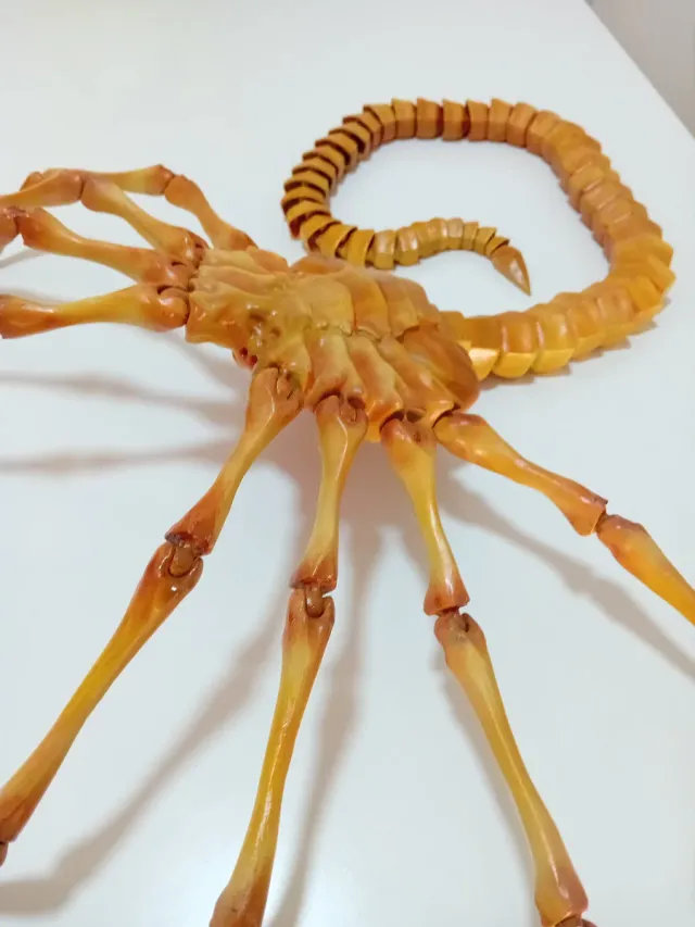 Figura 3D Alien Facehugger