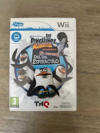 Los Pingüinos de Madagascar Wii
