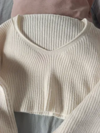 Jersey lana crema
