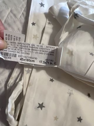 Funda protectora cuna estrellas