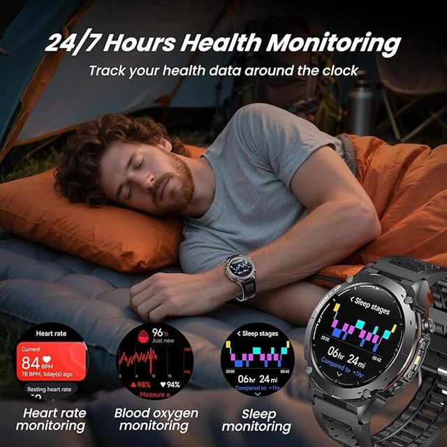 Smartwatch Reloj Inteligente Hombre con GPS