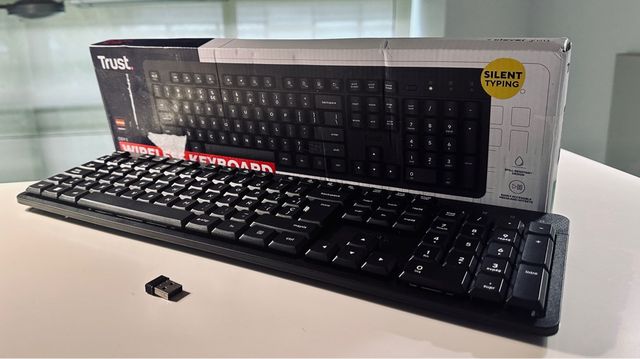 Teclado sem fios Trust ODY II QWERTY Preto