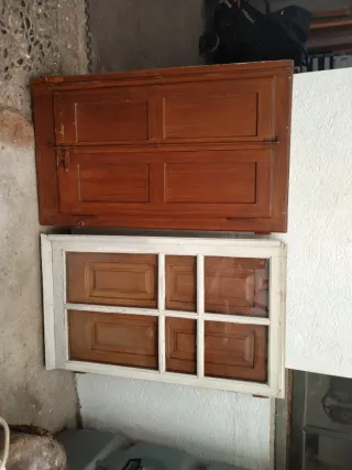 Ventanas madera porticones 1.28x1.10