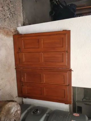 Ventanas madera porticones 1.28x1.10