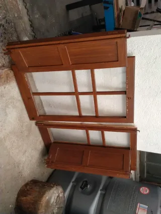 Ventanas madera porticones 1.28x1.10