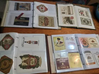 Collezione di etichette per vini e liquori