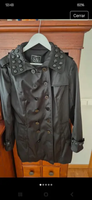 Gabardina Negra SEEKMOON