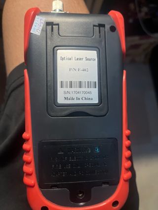 Medidor de Potencia Fibra Óptica