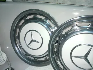 Set 4 Tapacubos Mercedes Originales Años 60/70/80