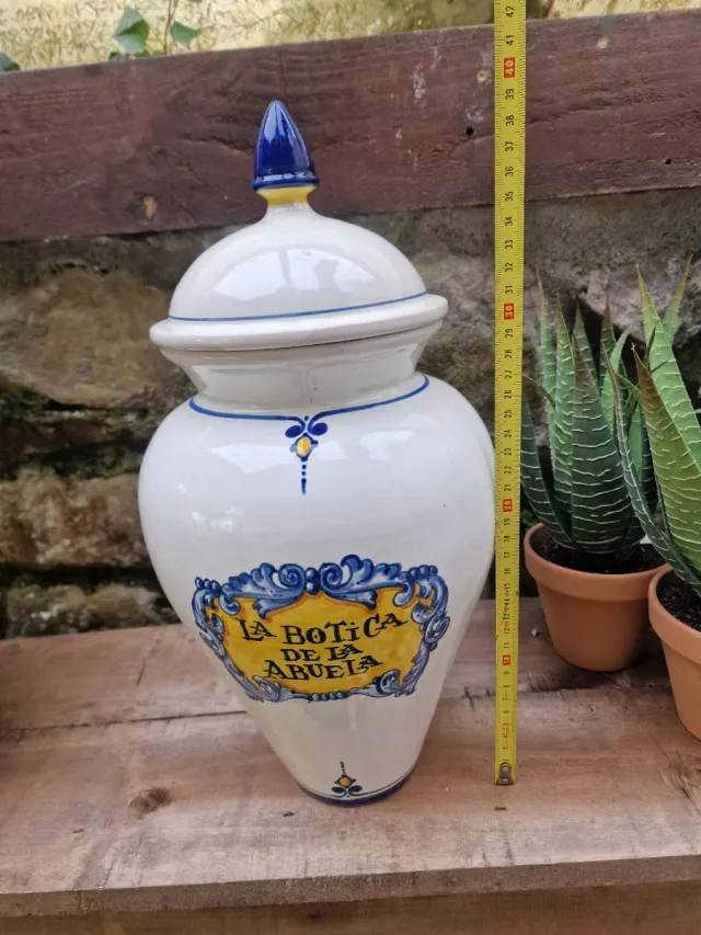 Jarrón de cerámica La Botica de la Abuela