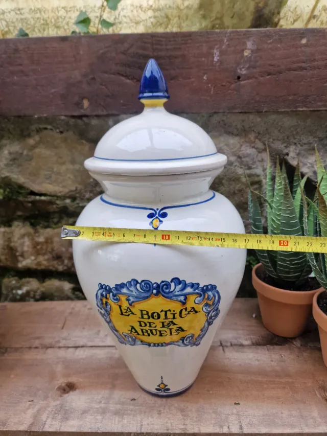 Jarrón de cerámica La Botica de la Abuela