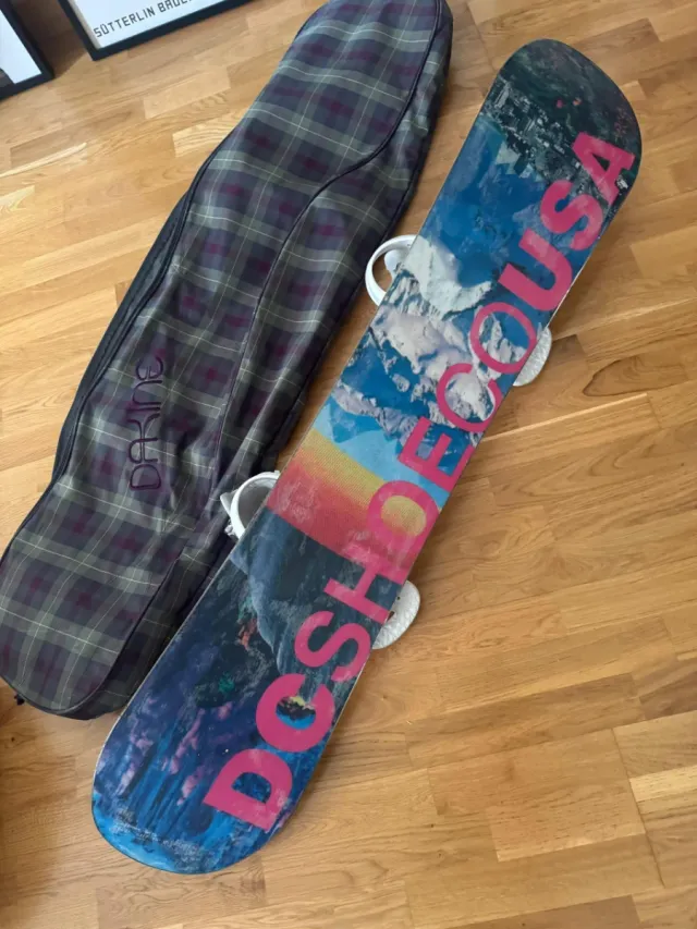 Tabla Snowboard DC Biddy 147cm + Fijaciones
