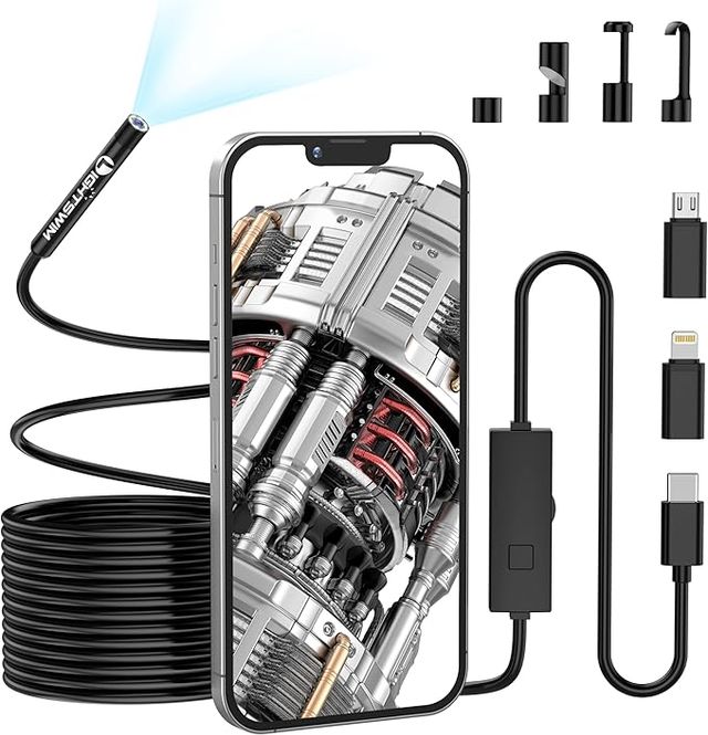 Cámara de inspección de endoscopio