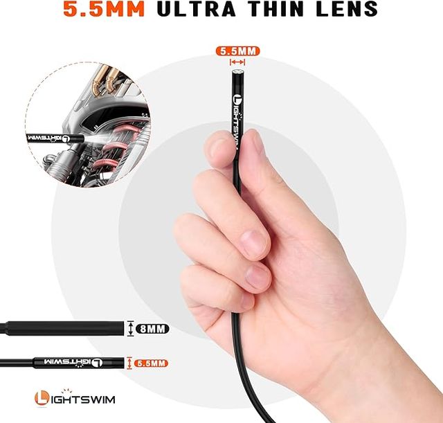 Cámara de inspección de endoscopio