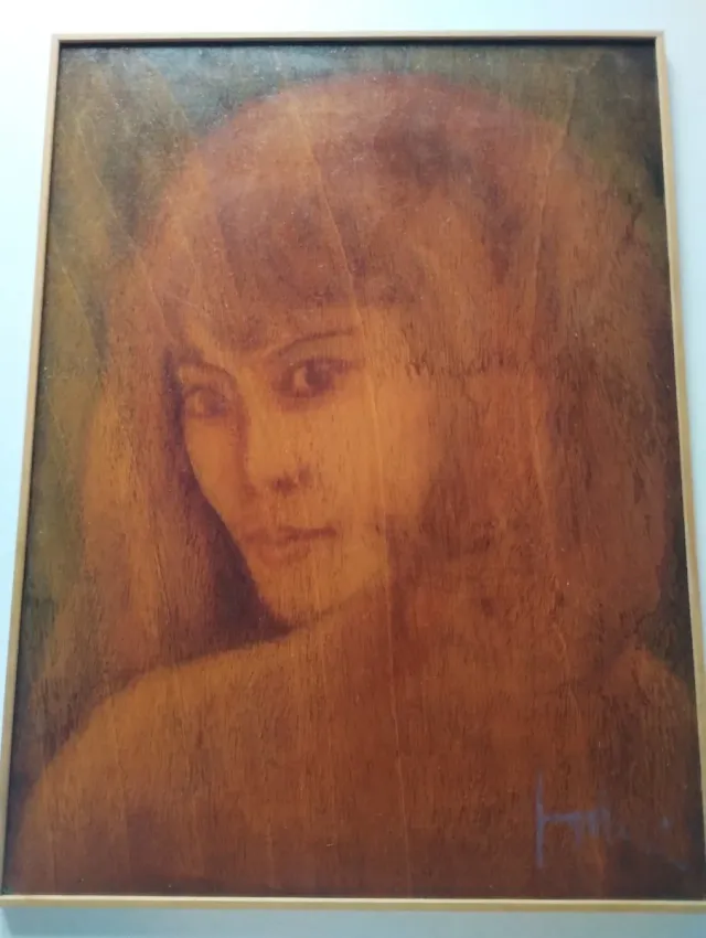 Dipinto donna del pittore "Tino Scarpel"