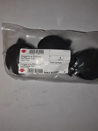 40 Ruedas giratorias Ø50mm