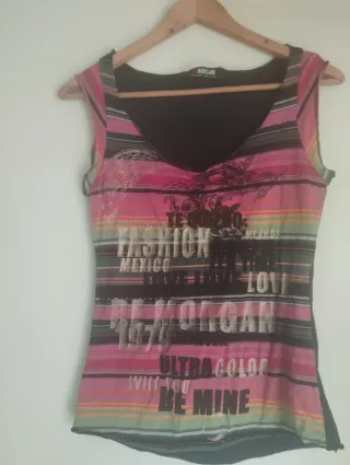 Camiseta Morgan Talla  M Multicolor