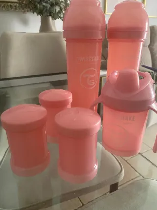 Conjunto Twistshake Rosa