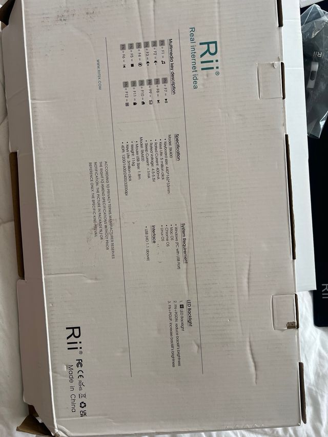 Pack Teclado + Rato Gaming Rii RK400+