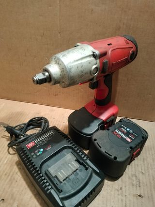 Taladro de impacto FACOM 19.2V + Cargador + 2 Bate