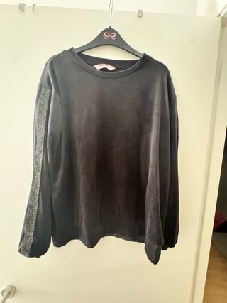 Conjunto Sudadera y Pantalón Negro Talla L