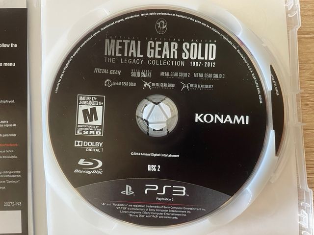 Metal Gear Solid Legacy Collection + Rising PS3