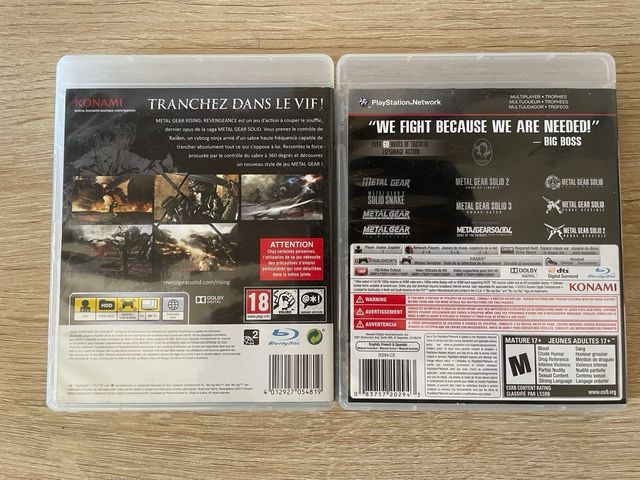 Metal Gear Solid Legacy Collection + Rising PS3