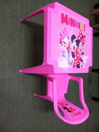 Mesa y Silla Infantil Minnie Mouse Rosa