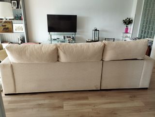 Sofá Chaise Longue Beige .