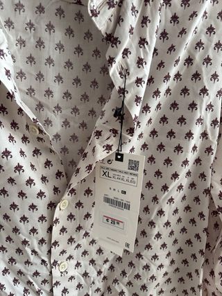 Camisa Zara Estampada XL
