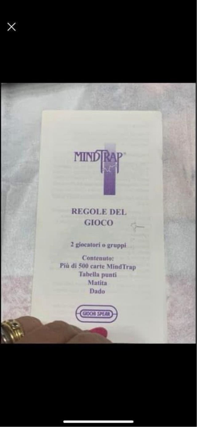 Gioco di società Mindtrap vintage