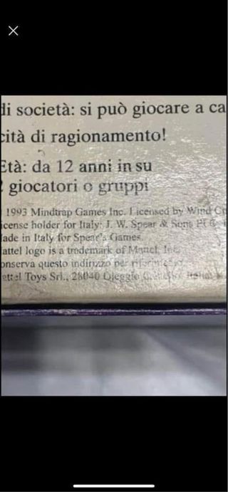 Gioco di società Mindtrap vintage
